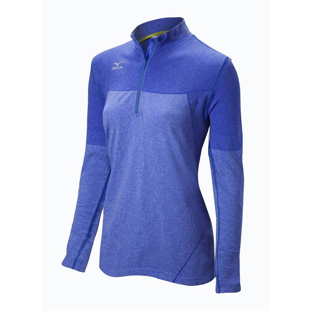 Mizuno Seamless Női Jacke Piros Királykék LYW324591